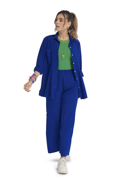 Pantalón Mujer Azul Rey Rutta 31538