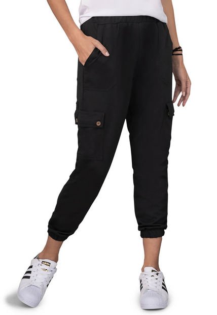 Pantalón Mujer Negro Rutta 86022