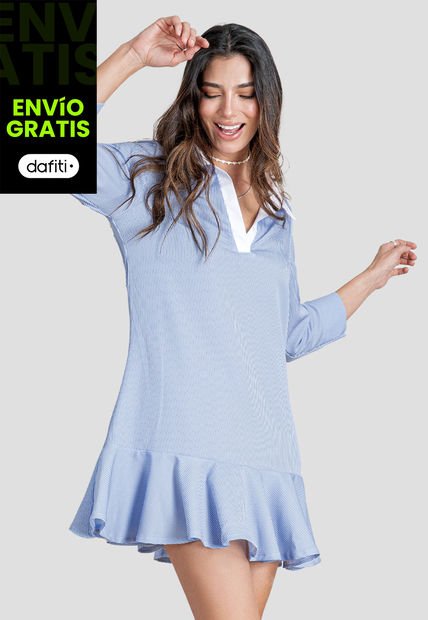 Vestido Corto Mujer Lila Rutta 105907
