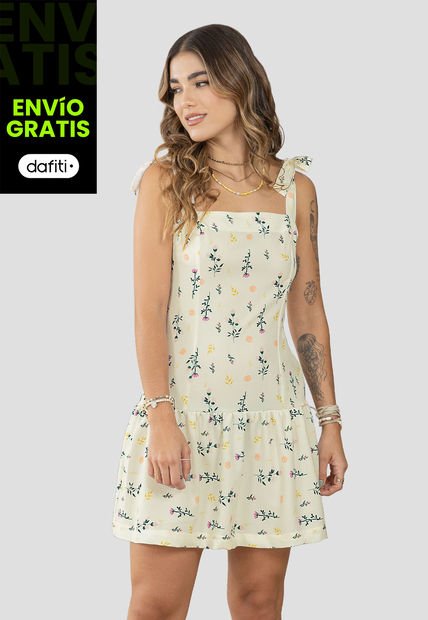 Vestido Corto Mujer Multicolor Rutta 105162