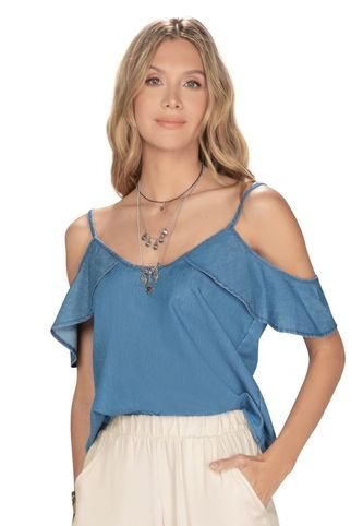 Rutta - Blusa Para Mujer Azul Claro Rutta