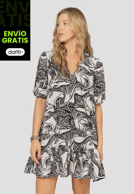 Vestido Corto Mujer Multicolor Rutta 104723