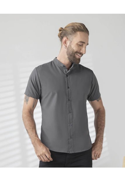 Camisa Hombre Gris Rutta 34514