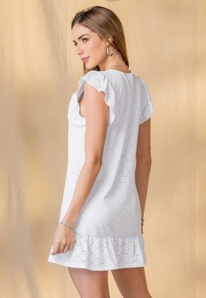 Vestido Corto Mujer Blanco Rutta 101039
