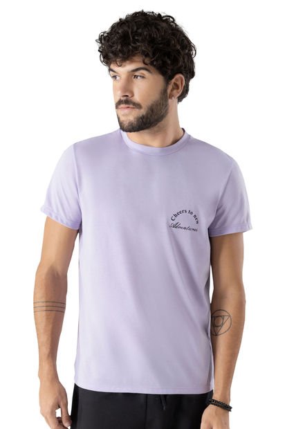 Camiseta Hombre Lila 92722