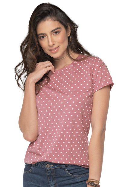 Camiseta Mujer Rosa 78401