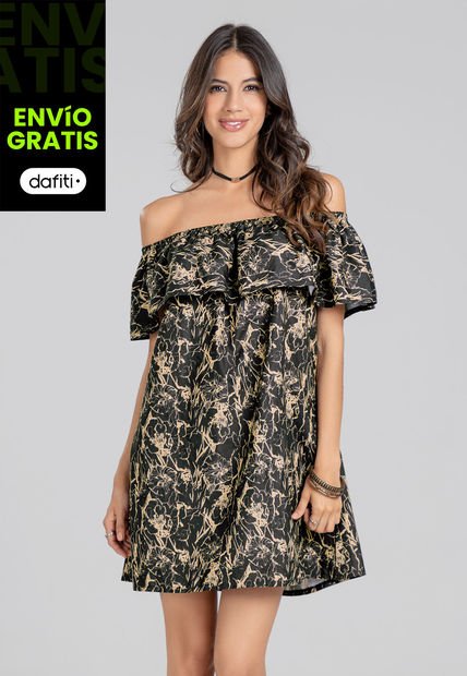 Vestido Corto Mujer Multicolor Rutta 103344