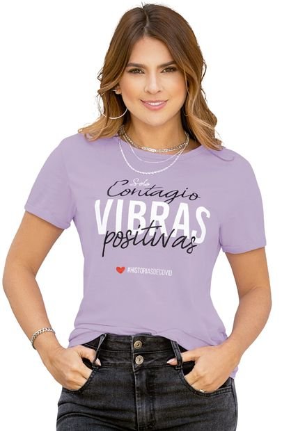 Camiseta Juvenil Lila Tech Rutta 73969
