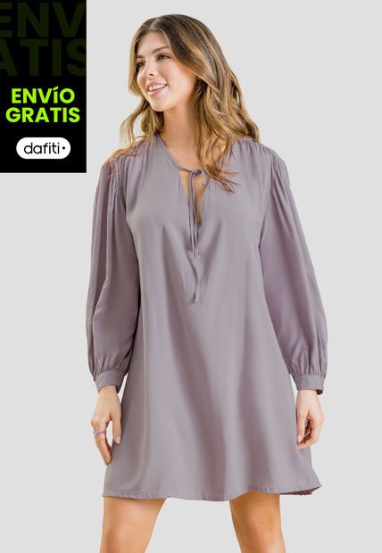 Vestido Corto Mujer Mora Claro Rutta 103048