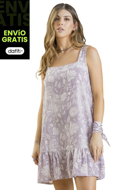 Vestido Corto Mujer Estampado Rutta 103047