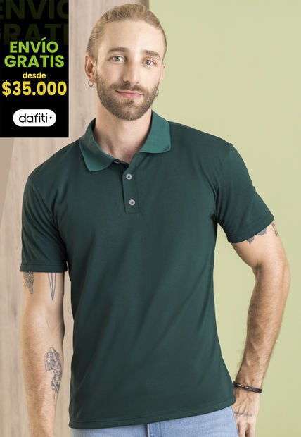 Polo Hombre Verde Rutta 101209