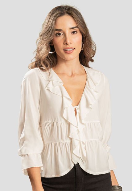 Blusa Mujer Crudo Rutta 110125