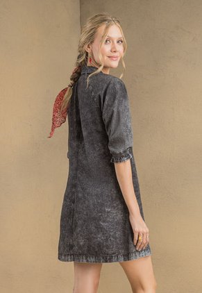 Vestido Corto Mujer Negro Rutta 104602