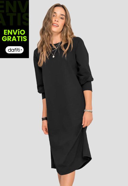 Vestido Corto Mujer Negro Rutta 101455