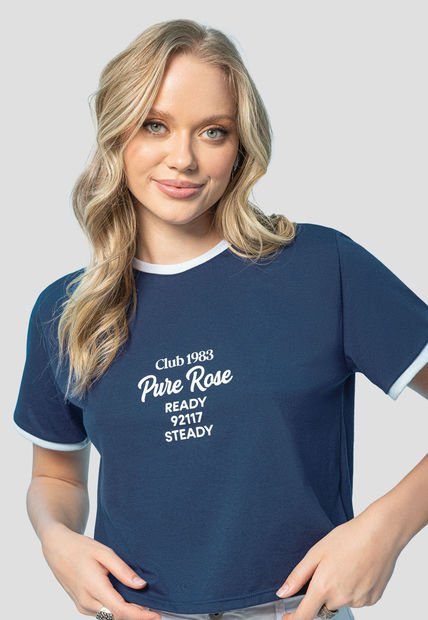 Camiseta Mujer Azul Profundo Rutta 107358