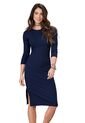 Vestido Largo Mujer Azul Navy Rutta 77615 de Rutta