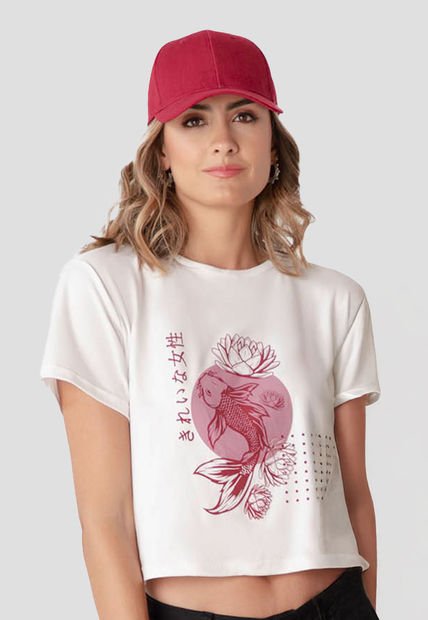 Camiseta Mujer Marfil Rutta 32647