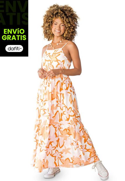 Vestido Mujer Naranja Rutta 100327