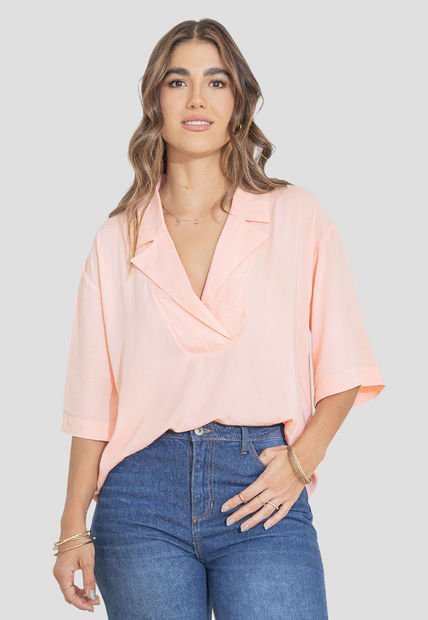 Blusa Mujer Palo De Rosa Rutta 106888