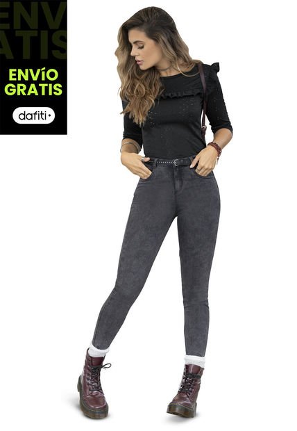 Jean Mujer Negro Rutta 78418