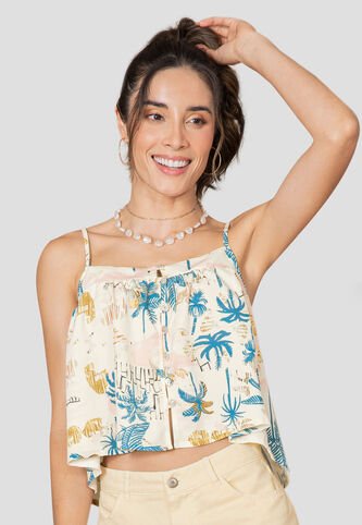 Blusa Mujer Estampado Rutta 106533 Rutta