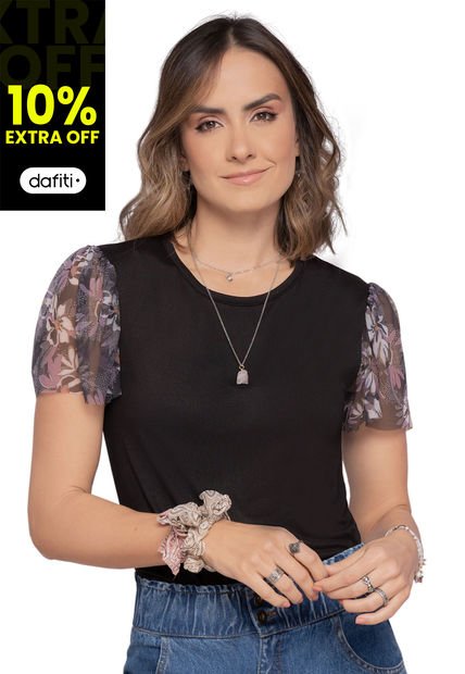 Imagen de Camiseta Mujer Negro 34482 por Rutta