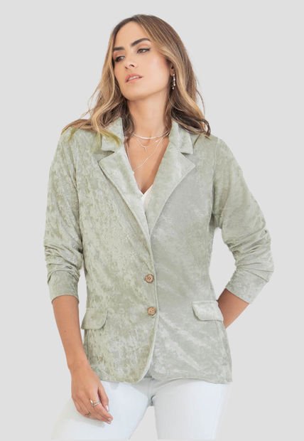 Blazer Mujer Verde Oliva Rutta 6881