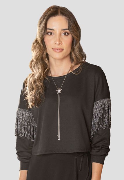 Buzo Mujer Negro Rutta 106259