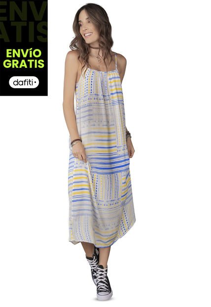 Vestido Largo Estampado Rutta 9756