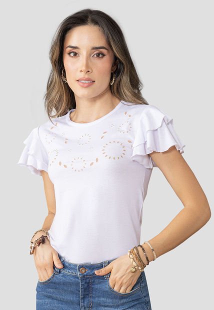 Blusa Mujer Blanco Rutta 106385