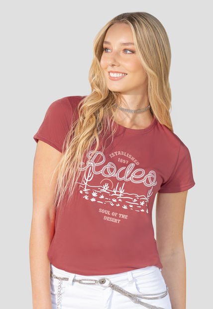 Camiseta Mujer Granate Rutta 106383