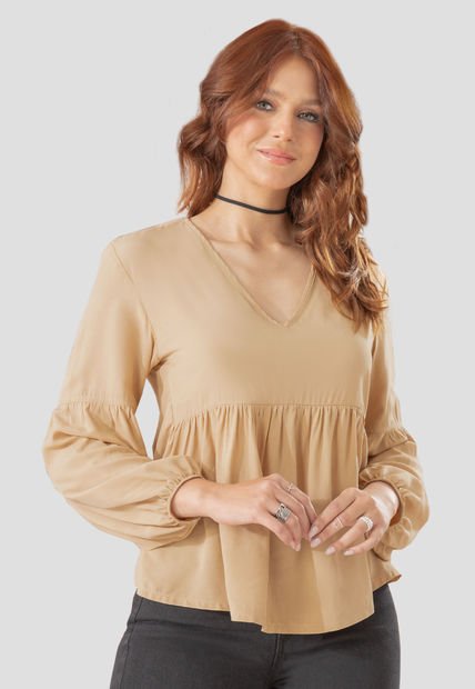 Blusa Mujer Beige Rutta 105910