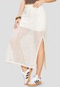 Falda Larga Mujer Crudo Rutta 110713 de Rutta
