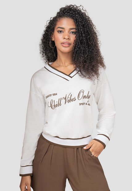 Buzo Mujer Blanco Rutta 105157