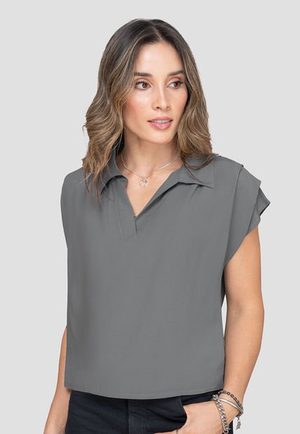 Blusa Mujer Gris Rutta 105156