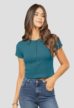 Camiseta Mujer Azul Rutta 104496