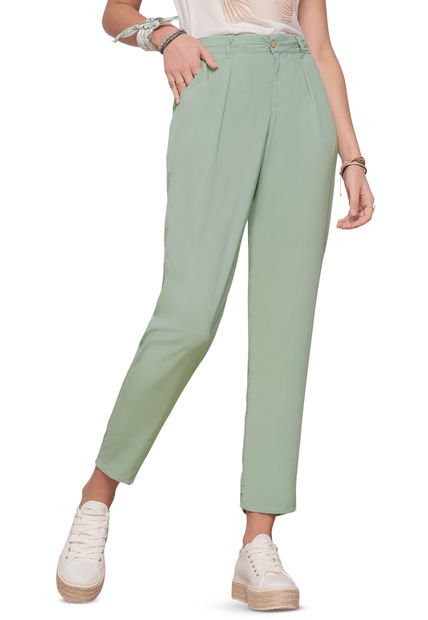 Pantalón Mujer Verde 34484