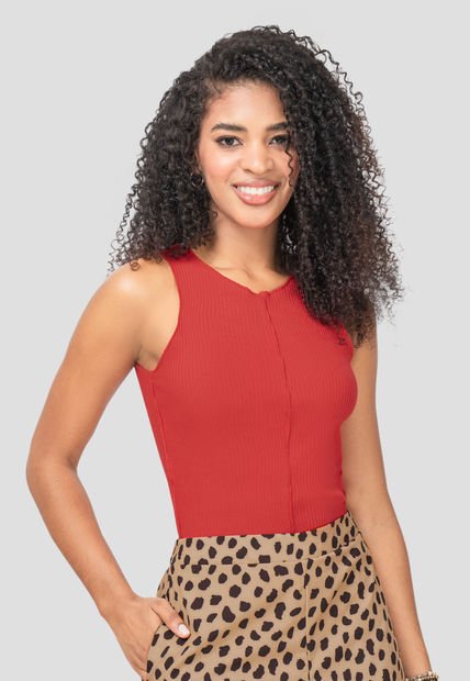 Camiseta Mujer Rojo Rutta 7714
