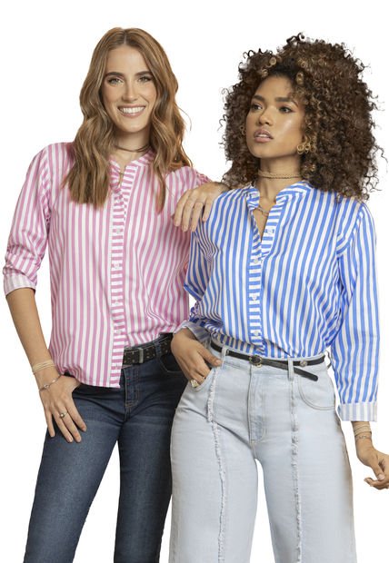Camisa Mujer Azul Rutta 2782