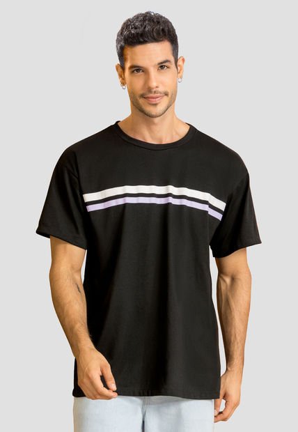 Camiseta Hombre Negro Rutta 103327