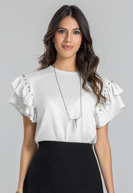 Blusa Mujer Blanco Rutta 103591