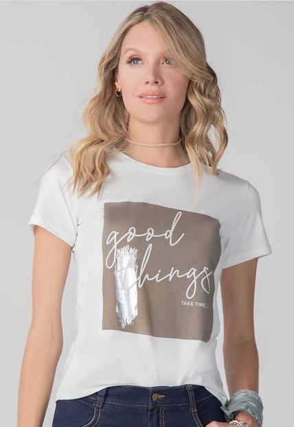 Camiseta Mujer Blanco Rutta 6884