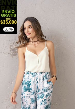 Blusa Mujer Marfil Rutta 78405