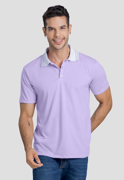 Polo Hombre Lila Rutta 101501