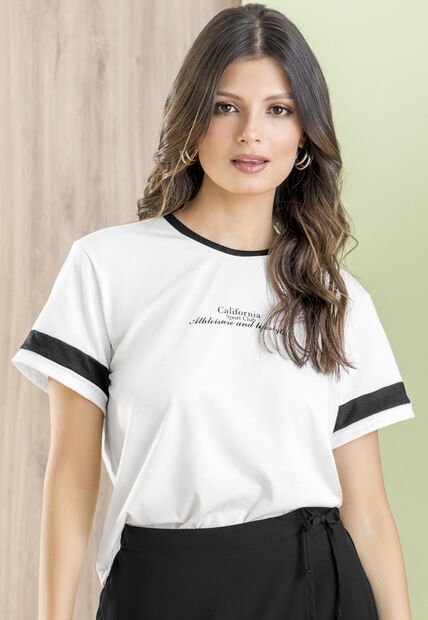 Camiseta Mujer Marfil Rutta 102884