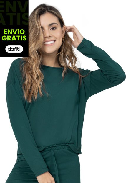 Camiseta Mujer Verde 88457