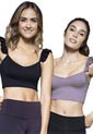 Crop Top Paq X2 Mujer Multicolor Rutta 31622 de Rutta