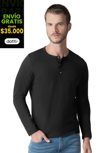 Camibuzo Hombre Negro Rutta 91885