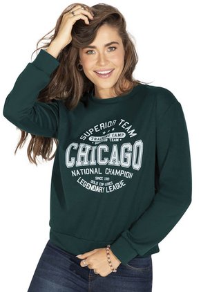 Buzo Mujer Verde Botella Rutta 92707