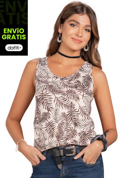 Camiseta Paq X2 Mujer Multicolor 77415
